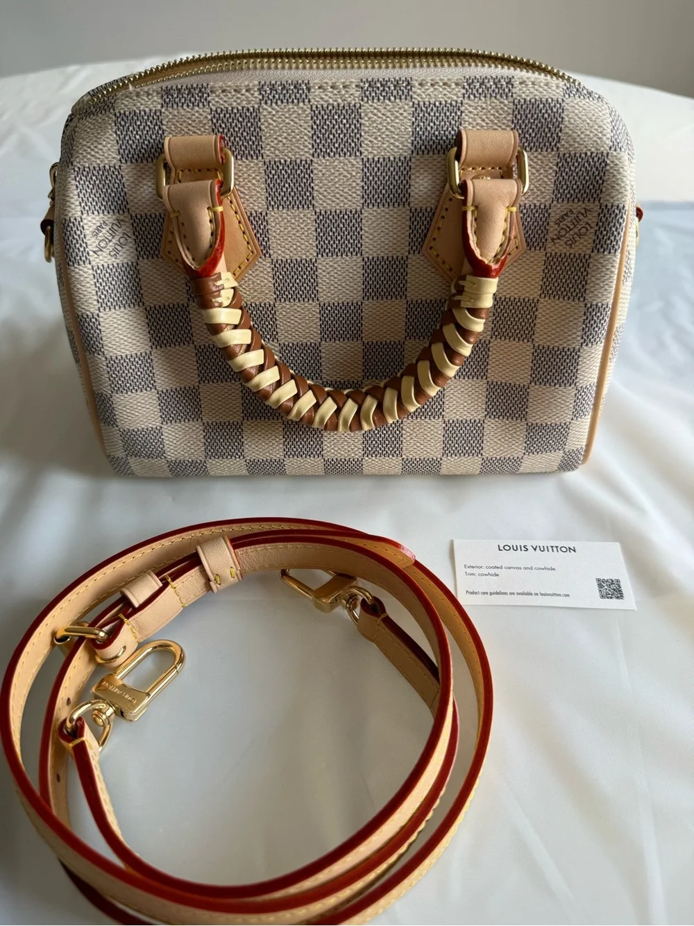 Louis Vuitton Speedy 20 Damier Azur NEW Milan not available in the US see pic